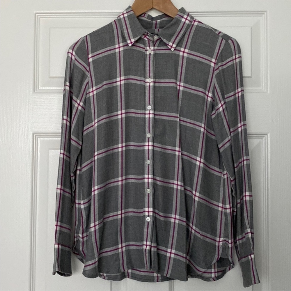 NWOT Banana Republic Dillion Classic Fit Flannel Shirt XS - Picture 5 of 11